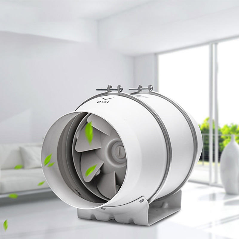 Home Bathroom Extractor Fan - 2026 6 ''Inline Kanaalventilator Luchtventilator Afzuigventilator