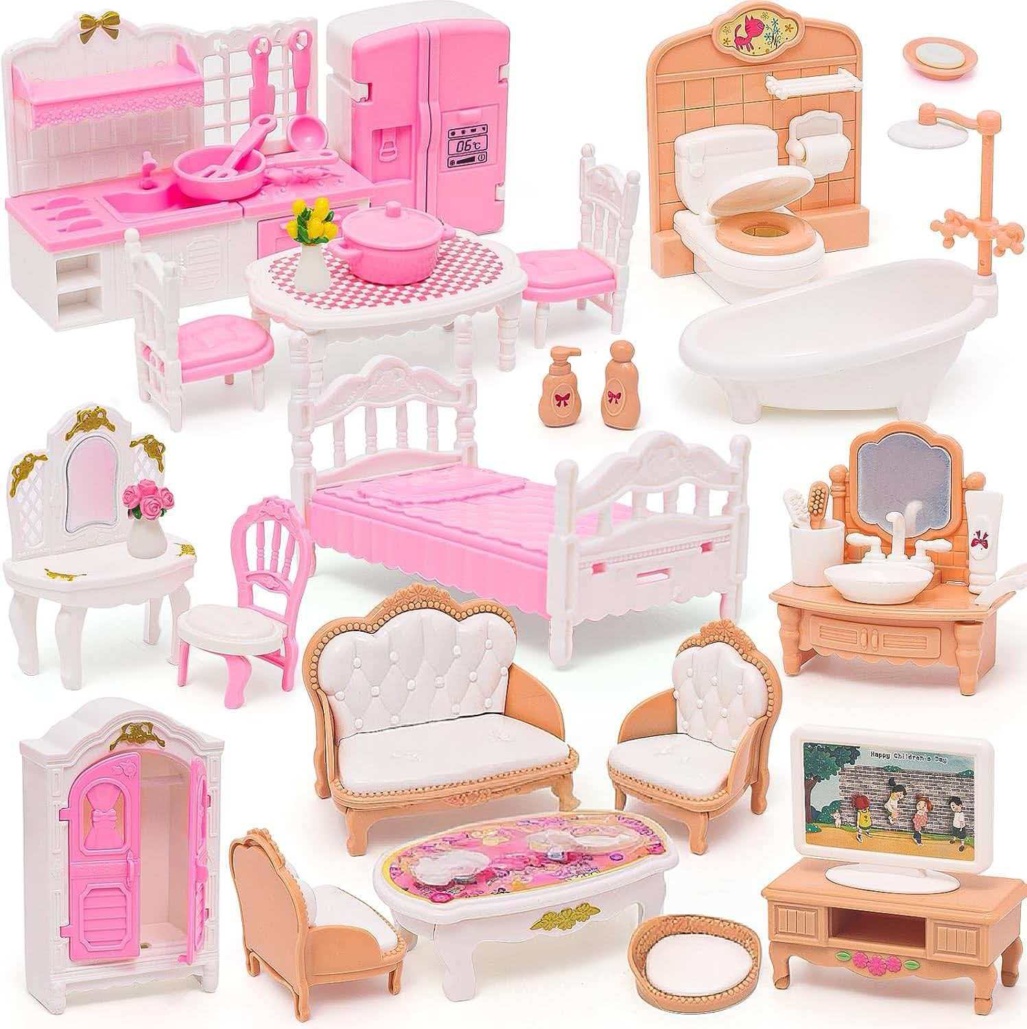 Zara Home Bathroom Accessories - Poppenhuismeubelset Accessoires Poppenhuis Mini-meubels Fantasiespel Slaapkamer