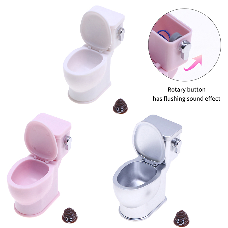 Home Bathroom Supplies - 1Set 1:12 Poppenhuis Miniatuur Simulatie Wc