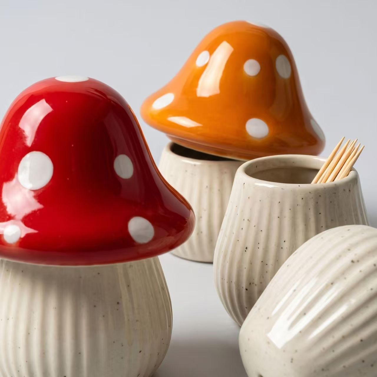 Cartoon Paddestoel Keramische  - Home Bathroom Organizer recensie en prijs