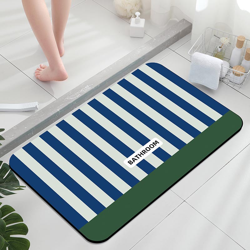 Antislip badmat, gestreept ste - Zara Home Bathroom Accessories recensie en prijs