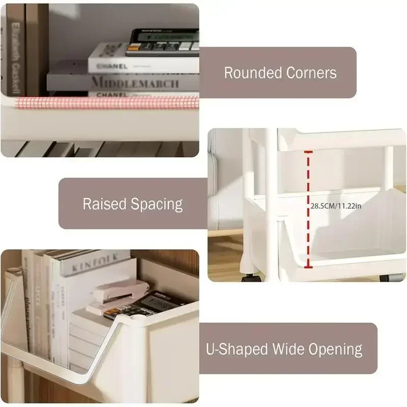 5-laags rollende opbergwagen m - Home Bathroom Organizer recensie en prijs