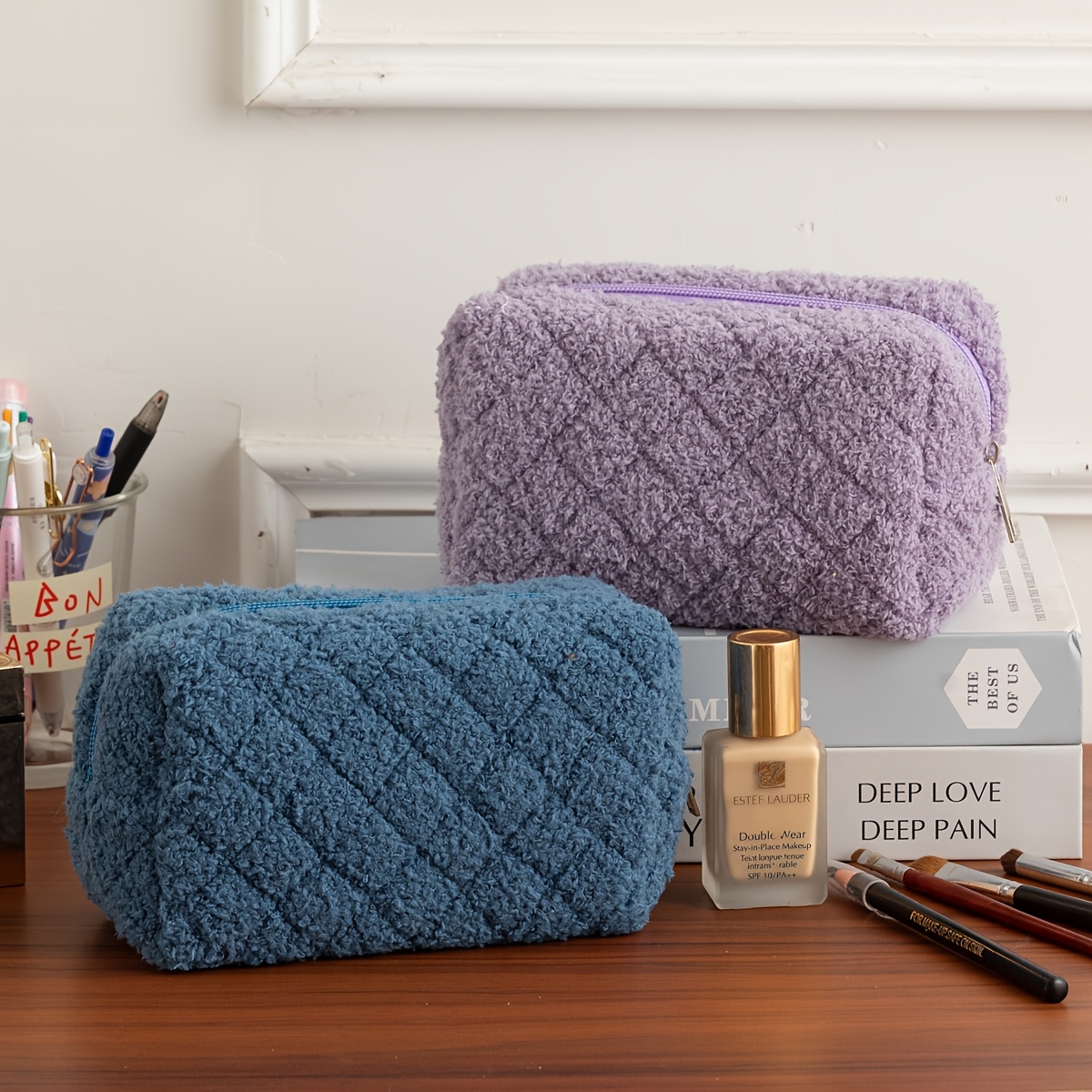 1 Pluche make-up tas |     Cos - Japanese Home Bathroom Design recensie en prijs