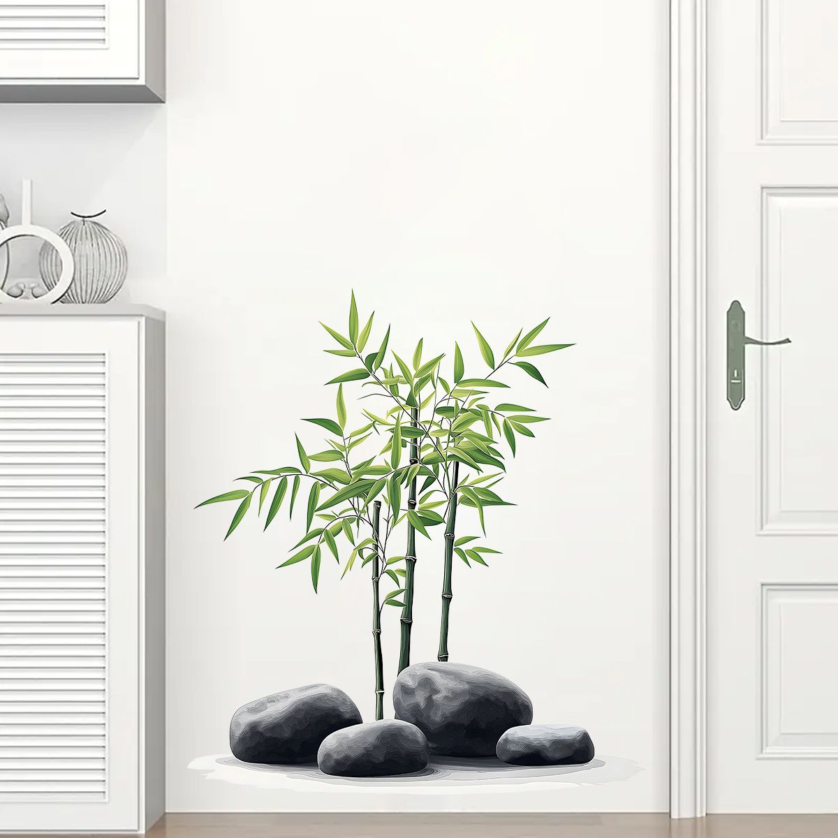 Inkt Bamboe Muursticker Badkam - Home Bathroom Wall Tiles recensie en prijs
