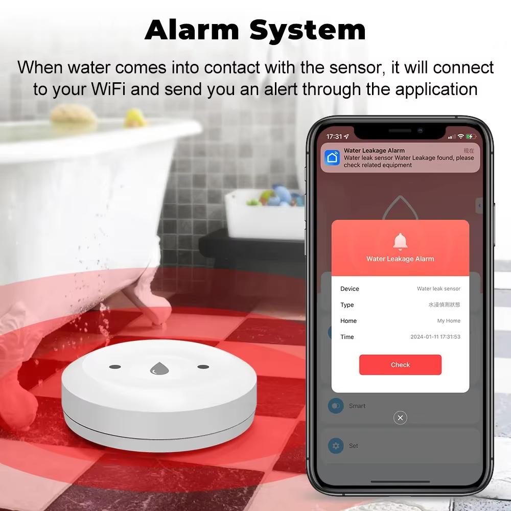 Tuya ZigBee 3.0 Waterlekdetect - Bathroom Home Improvement recensie en prijs