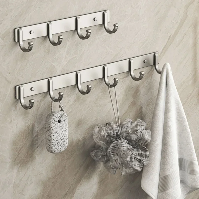 Aluminium wandhaakrek – zonder - Home Bathroom Organizer recensie en prijs