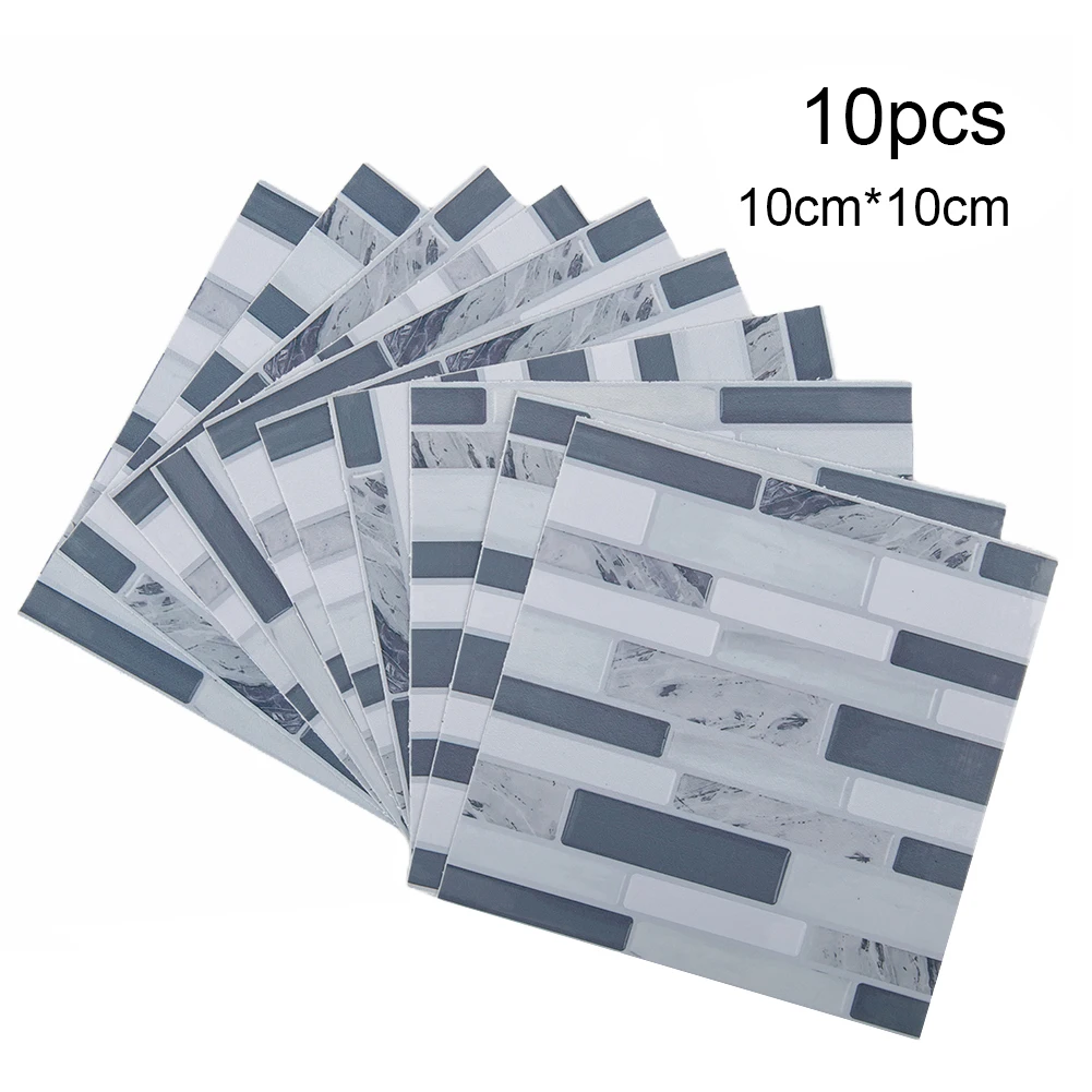10x Zelfklevende 3d-mozaïek Te - Home Bathroom Wall Tiles recensie en prijs